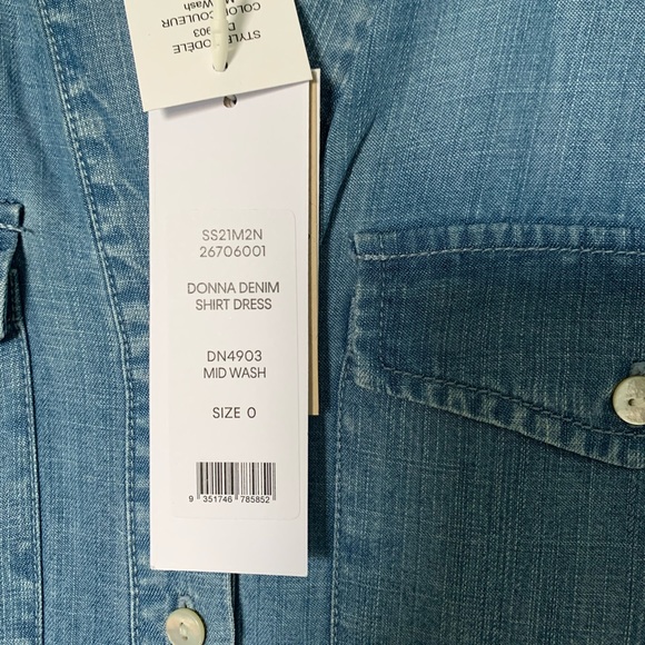 Ever New Donna Denim Shirt Dress - Picture 9 of 9